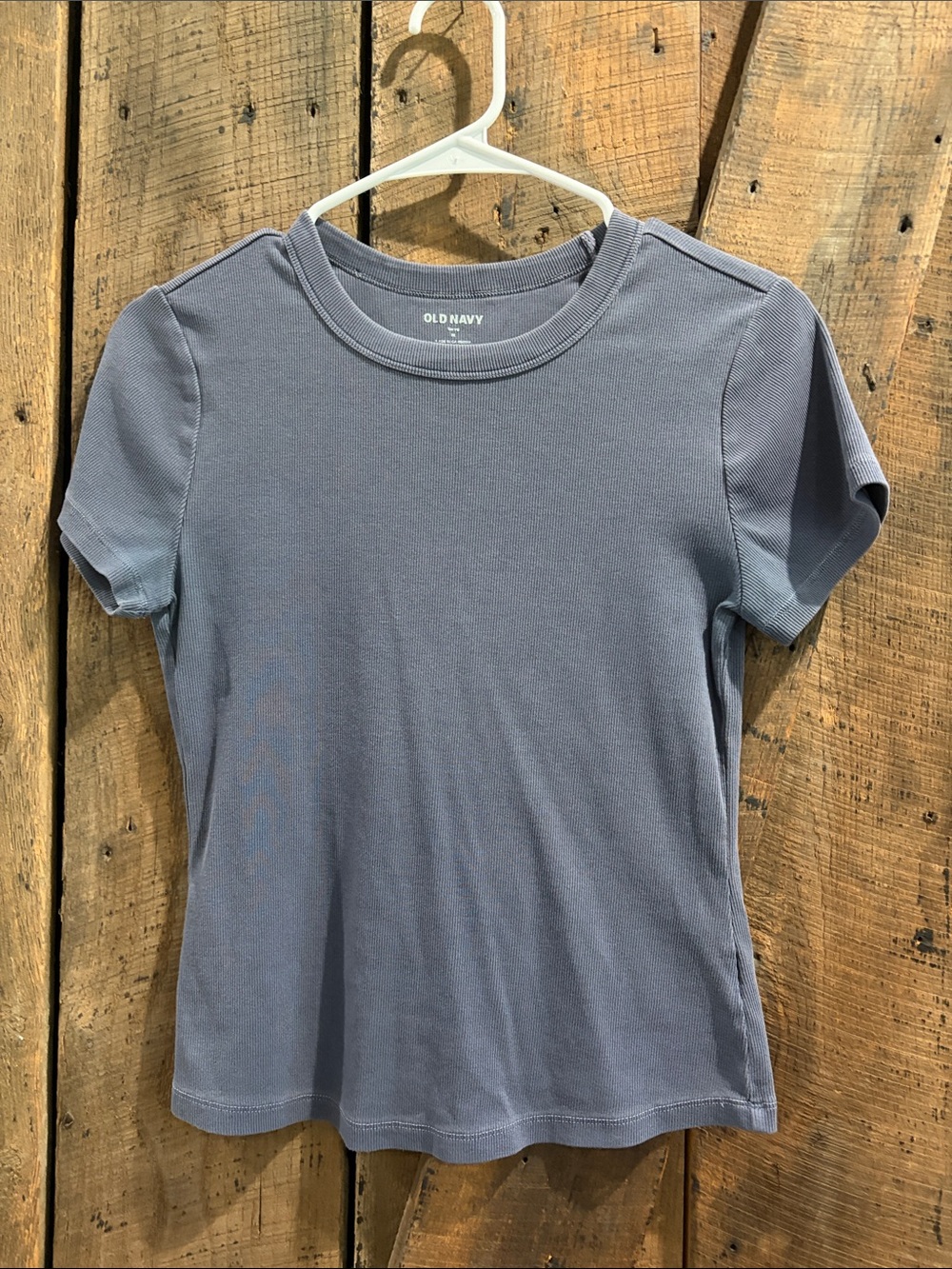 Old Navy Women’s Short Sleeve Tee in Slate Blue Gray